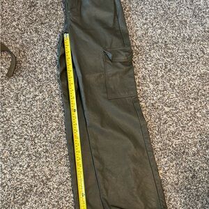 Olive Green Cargo Pants with Sturdy Cotton Blend